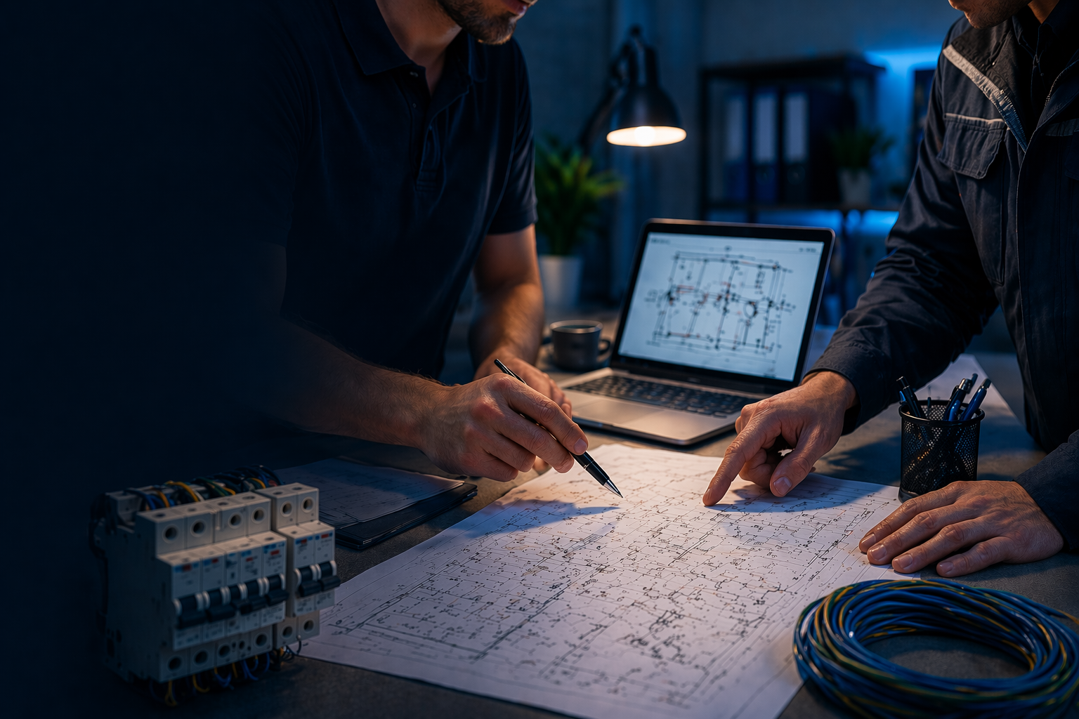 Spannende Arbeit am technischen Plan